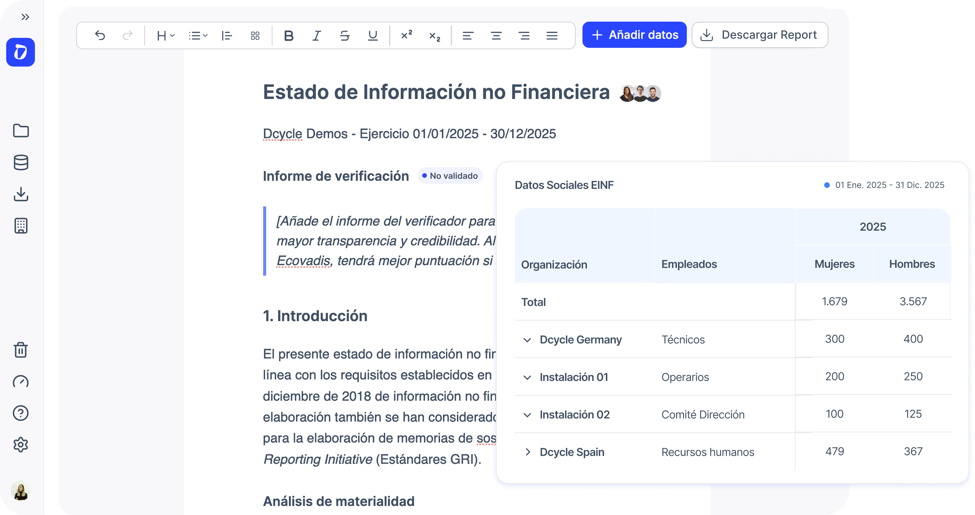 Añade en tu EINF la visualización que tu quieras