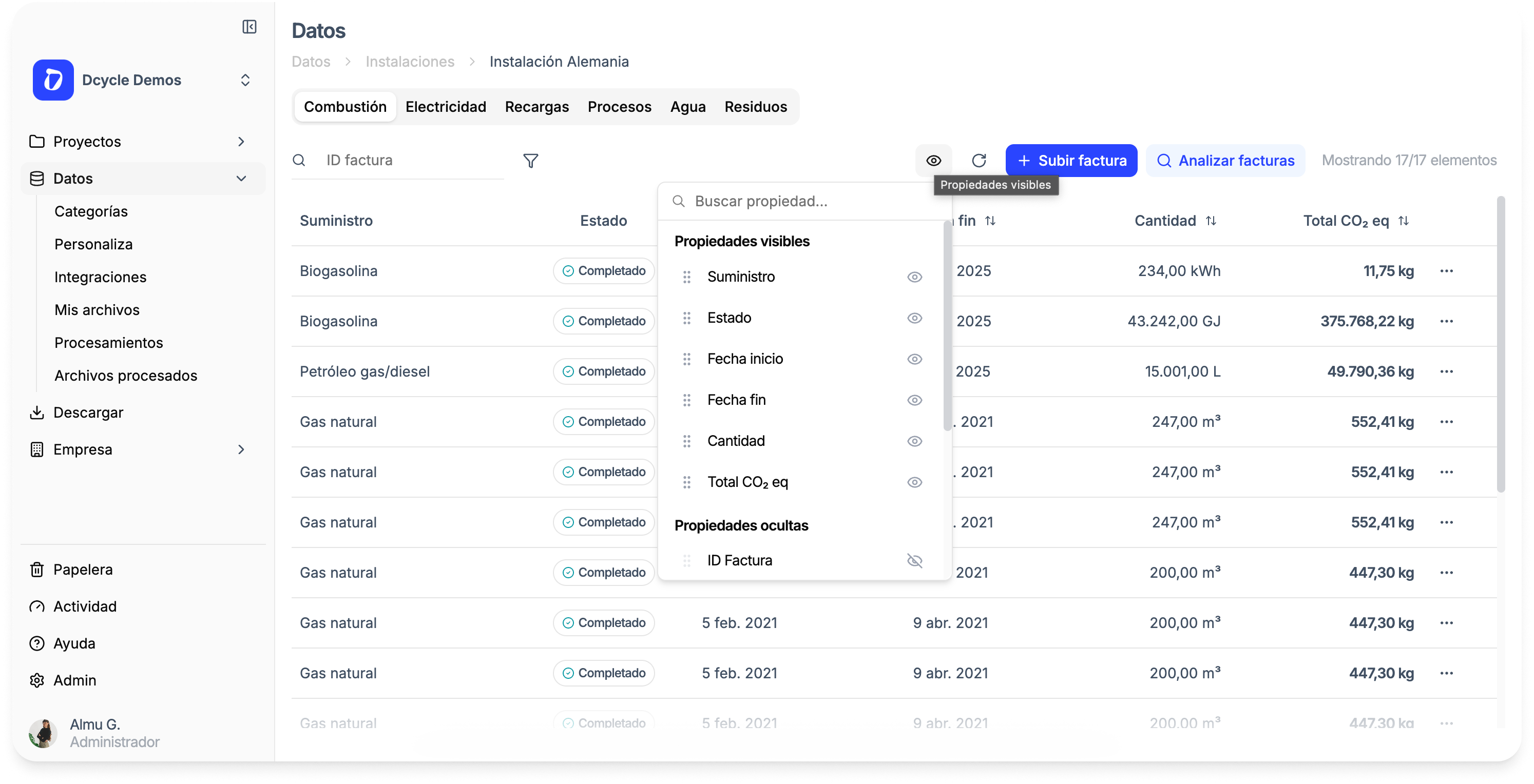 Personaliza las columnas en tus tablas