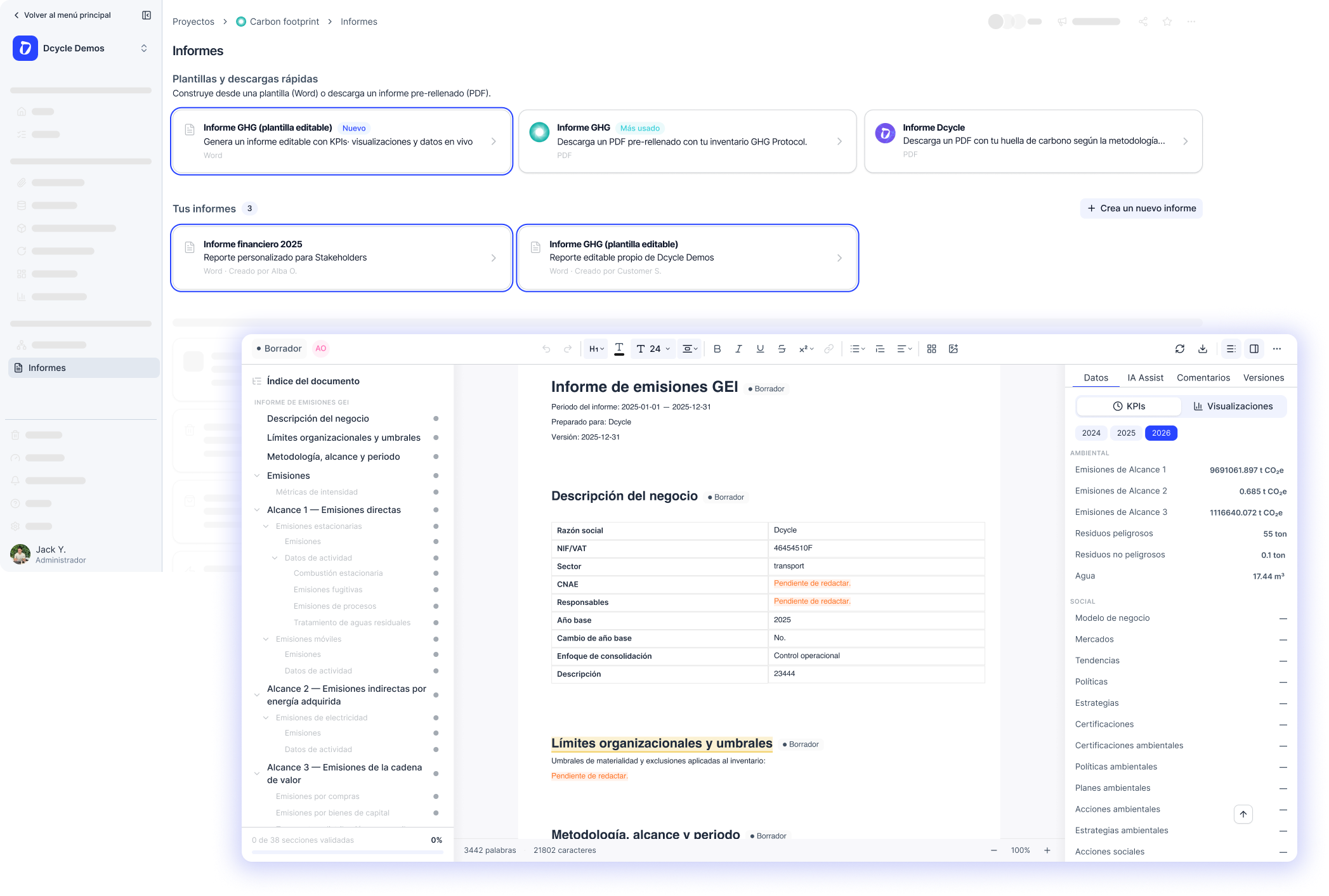 🚀 ¡REPORTES en Dcycle: una experiencia completamente nueva!
