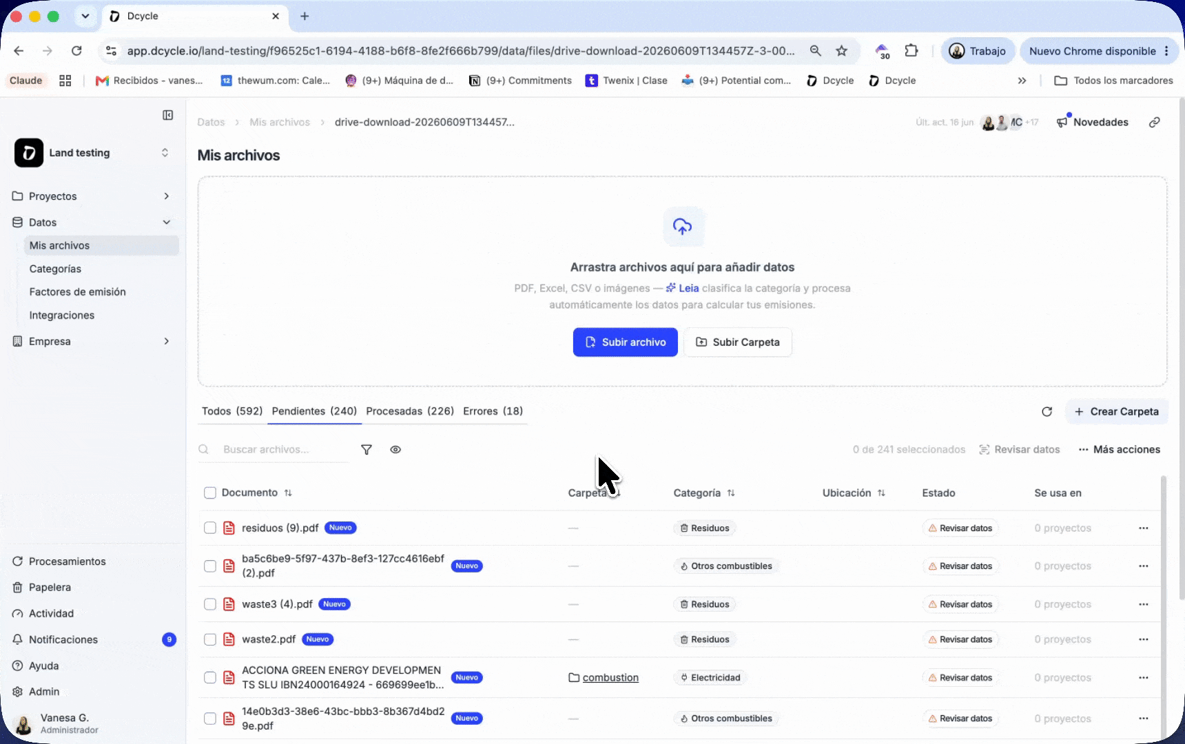 Uploading data with Leia: now fully transparent