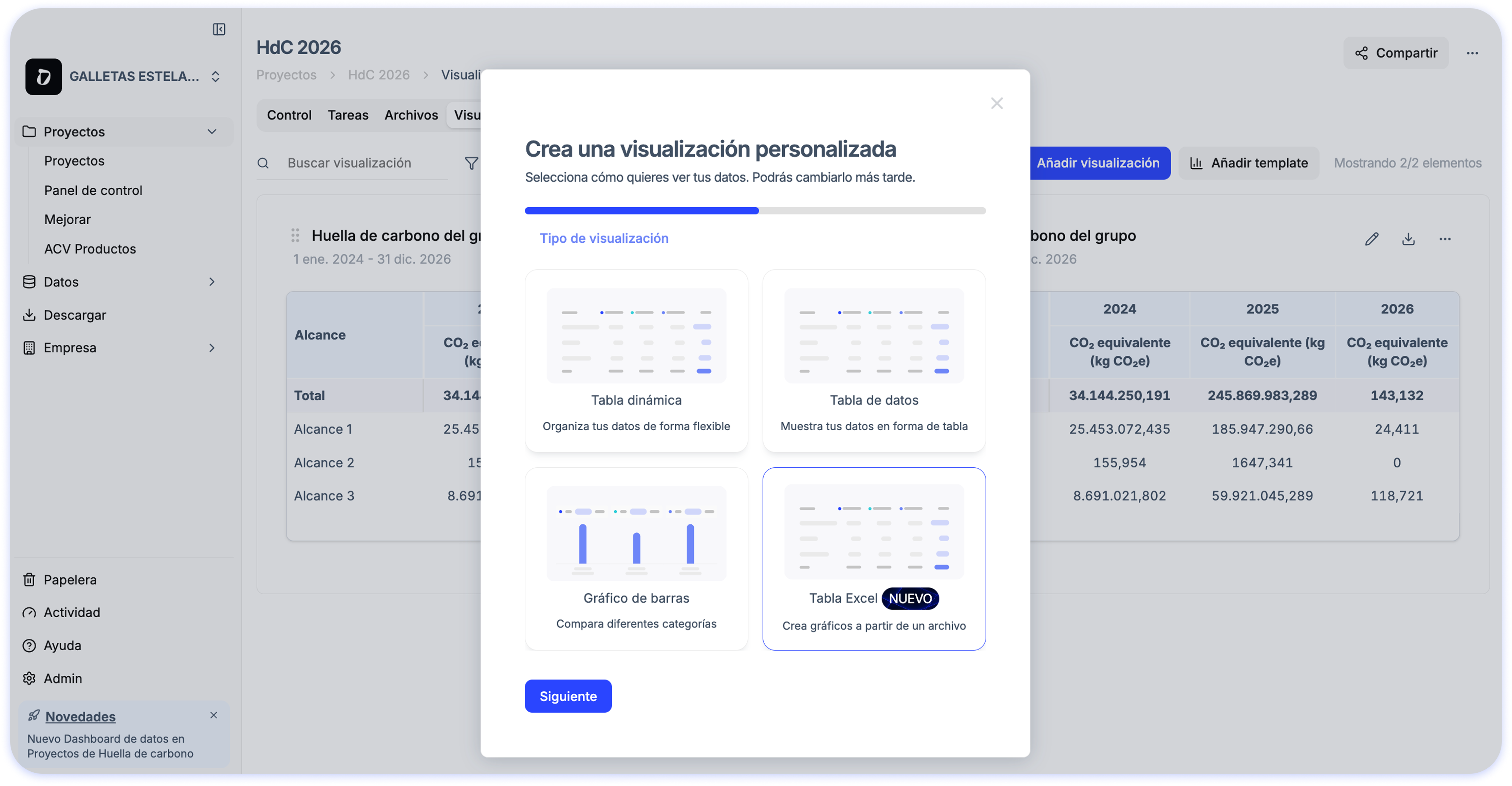 Visualizaciones directamente desde tu Excel