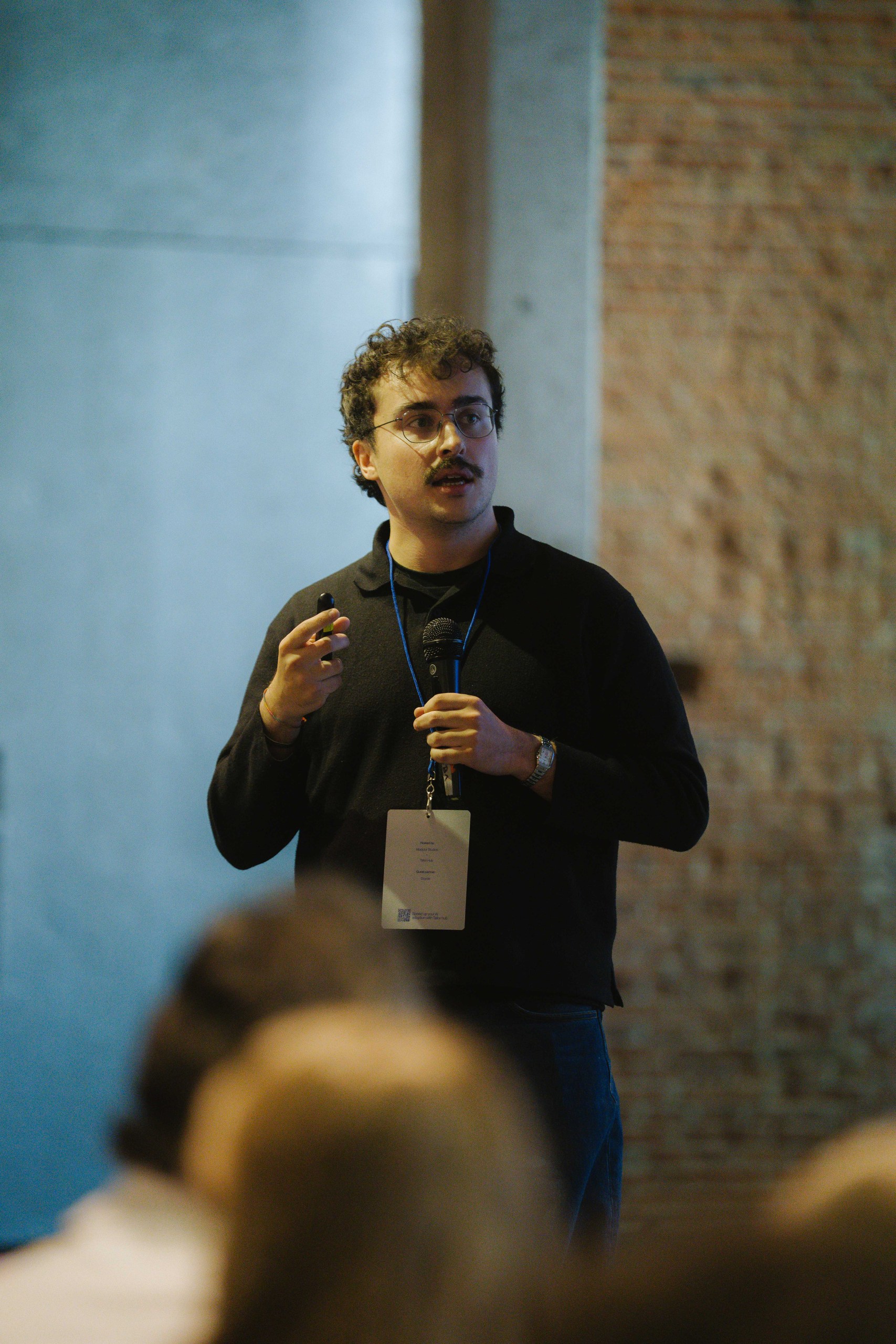 Speaker presenting at Ahead Madrid 2026 in front of engaged audience