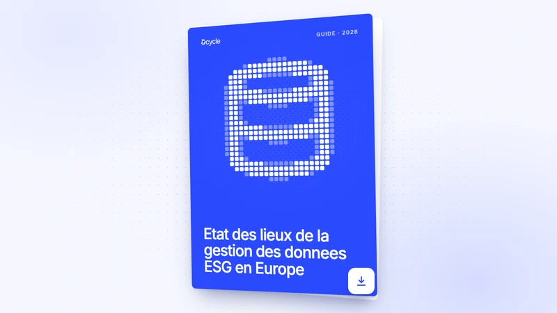 Etat des lieux de la gestion des donnees ESG en Europe