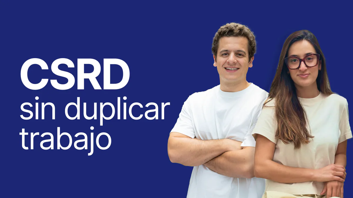 Webinar 24 septiembre: CSRD sin trabajo doble, reutiliza tus datos