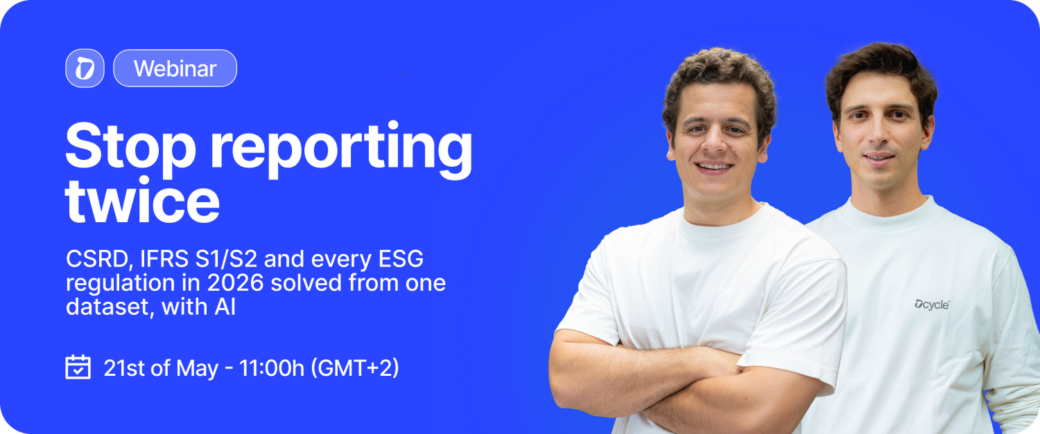 Stop reporting twice: ESG compliance in 2026