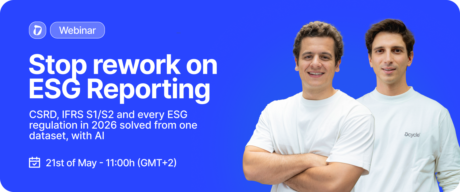 Webinar: Stop reporting twice – ESG compliance in 2026